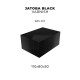 110 x 80 x 50 Jatoba Wood Base for Miniatures (Black Varnish)