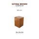 35 x 35 x 50 Jatoba Wood Base for Miniatures (Brown Varnish)