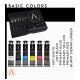 Basic Colours (6 x 20ml Tube) - Artist Range Smooth Acrylic Paint Set