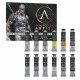 Scalecolor Artist Acrylic Paint Set - They Live In The Grey (12 Tubes, Each: 20ml)