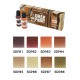Drop & Paint Range Acrylic Colours Set - Sugar Brown (Each: 17ml, 8 Bottles)