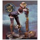 75mm Scale Steam Wars - Audrey D. & Rumblepop (girl, raccoon & diorama base)