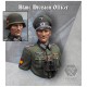 1/10 Blaue (Blue) Division Officer Bust (with peaked cap & campaign helmet)