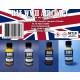 Acrylic Lacquer Paint Set - WWII RAF Aircraft #1 Desert (4x 30ml)