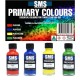 Acrylic Lacquer Paints - Primary Colours Set (4x 30ml)