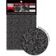 1/24 Composite Fiber Decal - Crushed Carbon Fiber Pewter Metallic Black/Pewter/Grey
