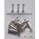 1/24 Metal Air Intake Trumpets / Exhaust Pipes 3.3mm (16pcs)