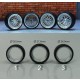 1/24 BBS LeMans 19&quot; Wheels Set 