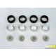 1/24 18&quot; OZ Racing DTM (wheel rings, central wheel hub nuts, inserts)