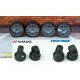 1/24 1/25 18&quot; BBS FS Wheels #2 w/Toyo R888 Tyres