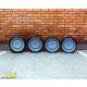 1/24 1/25 16&quot; Steel Wheels 4bolt Wheels w/Low Profile Tyres