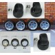 1/24 1/25 16&quot; Compomotive Wheels #2 w/Regular Profile Tread Tyres