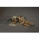 1/35 British Infantry at Rest - Sergeant and Machine Gunner (2 figures)