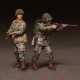 1/35 WWII 82st Airborne Sergeant and Radio Operator in Battle (2 figures)
