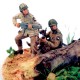 1/35 WWII US 101st Abn Div (2 figures w/trunk)