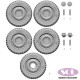 1/16 WWII 1/4 ton Utility Truck Combat Wheels for Takom kits