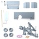 1/16 M4A3 76W UP Armoured Type & T23 Turret Conversion set for Takom kits