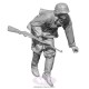 1/35 WWII German Jumping off Infantry #3 (3D printed kit)