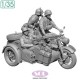 1/35 WWII German KS750 Motorcycle with Sidecar and Troopers