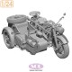 1/24 WWII German KS750 with Sidecar