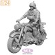 1/24 WWII German KS750 with Rider