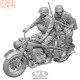 1/24 WWII German KS750 with Riders