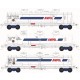 HO Scale Ampol Block Fuel Train 1997+ : NTAF #4506K #4534Q #4504P (3 kits)