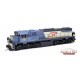 HO Scale 12mm Queensland Rail High Nose QR Blue #2498 1979-91