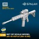 1/35 AR-15 SD-5.56 Rifle (5pcs)