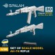 1/35 AK-74 Rifle (5pcs)