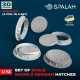 1/72 German Hatches (4pcs)