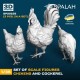 1/35 Chikens and Cockerel 