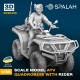 1/35 ATV Quadrobike with Rider 