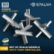 1/35 Anti-tank Obstacles (4pcs)