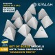 1/35 Anti-tank Obstacles Dragon's Teeth (12pcs)