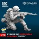 1/72 Ukrainian Soldier ''Dyzel''