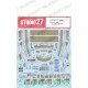 1/24 Porsche 911 RSR #91/#92 LM 2019 Decal for NuNu kits