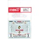 1/24 Peugeot 205 "Belga" 24H Ypres Rally 1985 Decals