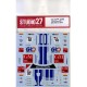 1/24 Ford GT1 FIA-GT #10 2012 Decals for simil'R #141002 kit