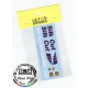 Option Decals for 1/24 Jaguar XJR-9 (Silk Cut) for Tamiya kit #24084
