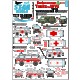 1/35 Decals for Lebanese Tanks and AFVs #3 Volkswagen T3 Red Cross Ambulance & Transporter