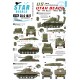 1/35 Decals for US 70th Tank Battalion on Utah Beach - M4 , M4 Dozer, M4A1 DD Sherman