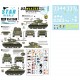 1/35 Decals for US M4A3E8 Easy Eight - 6th Armoured Division 15th/68th TkBn, Europe 1944-45