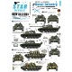 1/35 Decals for Soviet and Russian Naval Infantry #1 - T-54B, T-55A, T-55AM