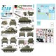 Decals for 1/35 New Zealand Kiwi Armour Vol.1 Special Tanks &amp; AFVs in Italy