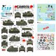 Decals for 1/35 Cambodian M113s FARK and Khemer Rouge APCs in the 1970s
