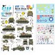 Decals for 1/35 US Tanks & AFVs in North Africa 1942-43 - M4A1,M7, M2
