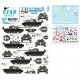 Decals for 1/35 Operation Danube The WP Invasion of Czechoslovakia #1 T-55 in Prague '68