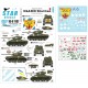 Decals for 1/35 M4A3E8 Sherman #2 - Korean War US Tigerface Battalions