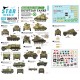 Decals for 1/35 Middle East 1948 #1 Egyptian Mixed Tanks and AFVs